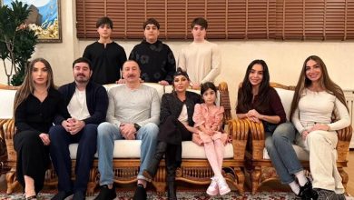 ilham eliyev aile fotosu
